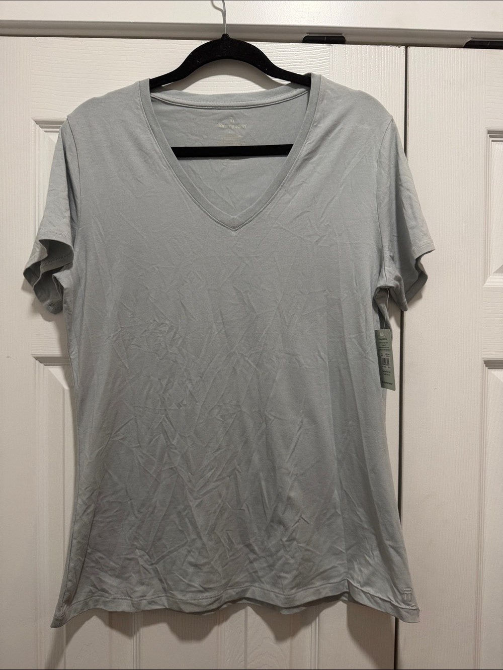 NWT Tommy John Second Skin Tee Pearl Blue Large